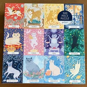 500-piece Cat Zodiac Puzzle